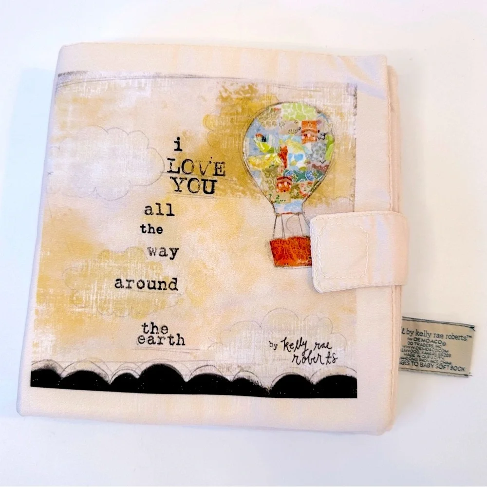 True by Kelly Rae Roberts for Demdaco Art Cloth Book I Love You Baby Kids